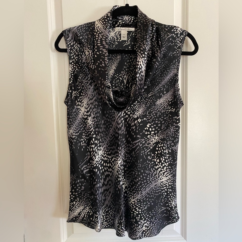 Kenneth Cole 100% silk blouse size 6